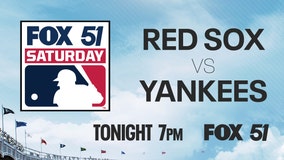Boston Red Sox visit the New York Yankees Saturday night on FOX 51