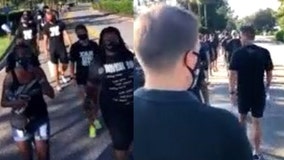 'We won't be silent': Videos show NBA referees marching against systemic racism, police brutality