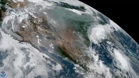 Dual disasters: Incredible satellite imagery captures Hurricane Laura, wildfires in California from space