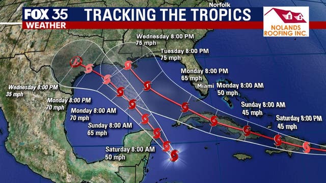 Tropical Storm Marco forms, while Tropical Storm Laura shifts further away from Florida