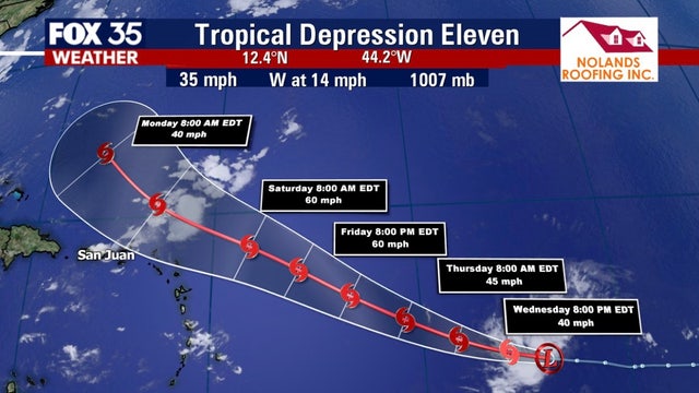 Tropical Storm Josephine expected to form Wednesday