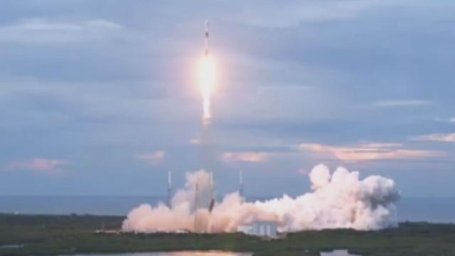 Liftoff! SpaceX successfully launches Falcon 9 rocket after scrubbed morning launch
