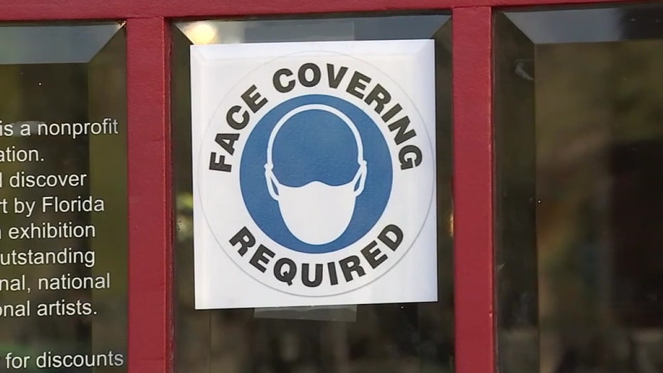 mask required sign