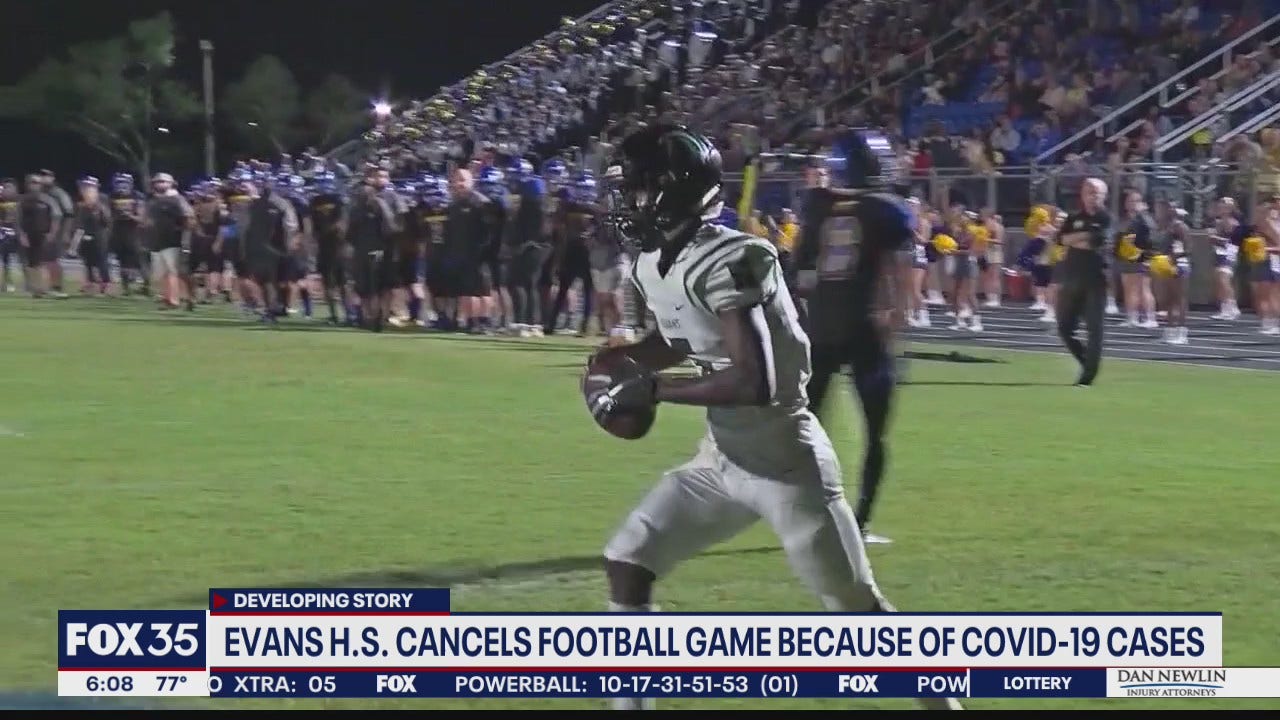 Evans High School cancels football game due to COVID-19 cases