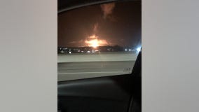 Massive flames in Seminole County after gas line ruptures