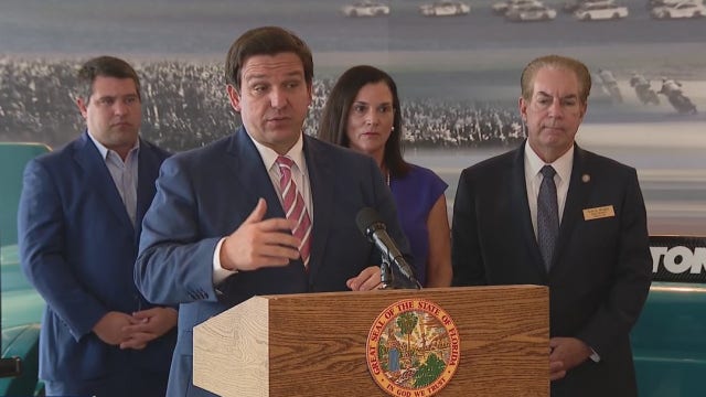 Gov. DeSantis defends agencies' response to coronavirus