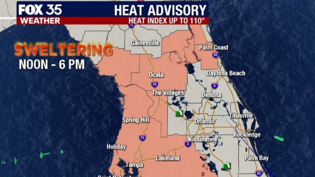 Heat advisory issued as parts of Florida face sweltering conditions over Labor Day weekend
