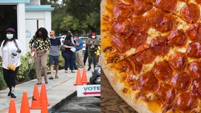 Stuck in a long voting line? This nonprofit will deliver pizza to you