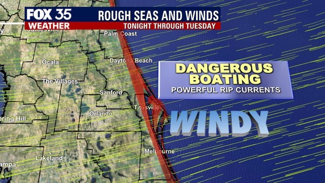 Rough seas, winds make for dangerous beach weekend