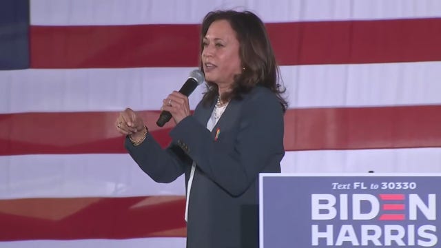 Vice Presidential candidate Kamala Harris visits Orlando for early voting rally