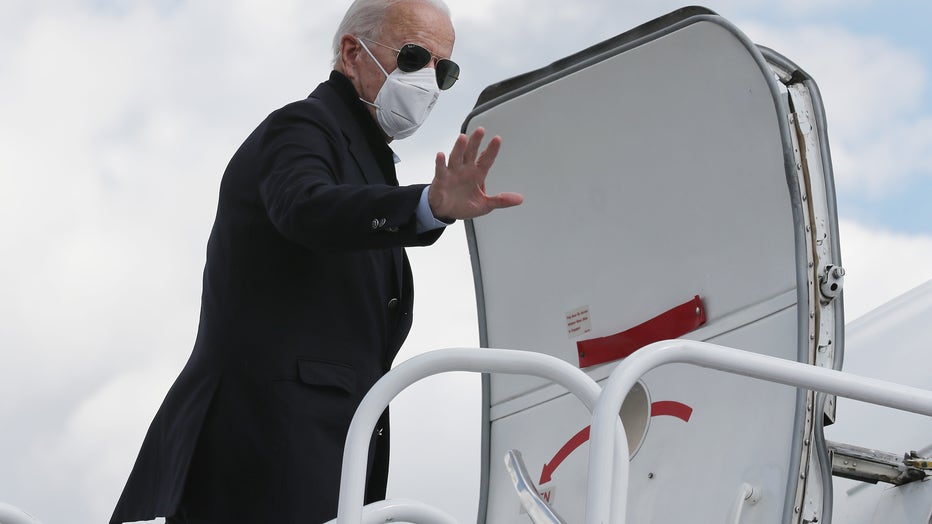 cd9d3ae9-Joe Biden Travels To Michigan To Campaign For President