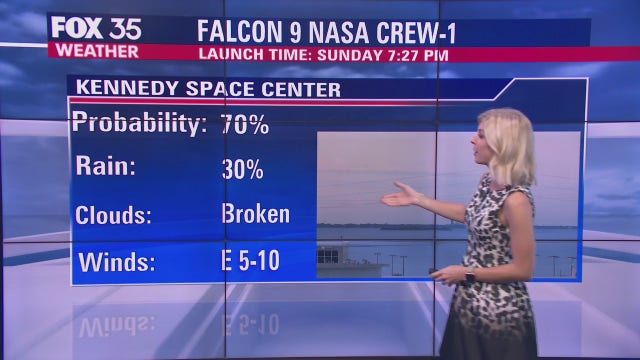 Forecast: Weather conditions improve for SpaceX Crew-1 mission launch