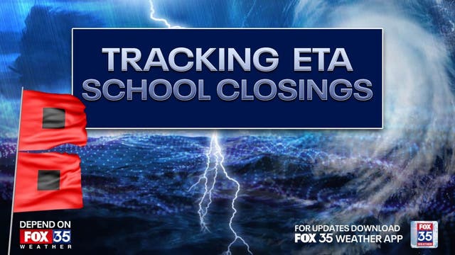 Tropical Storm Eta: Check Central Florida school closures