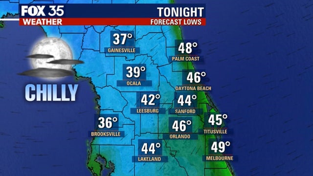 Bundle up! Coldest air of the season arrives in Central Florida