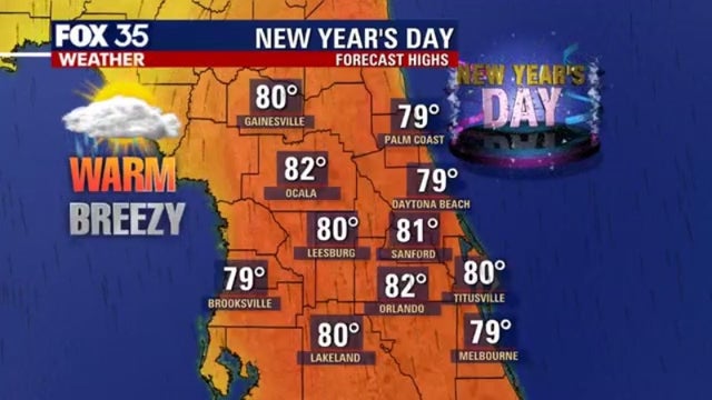 'Freakishly warm': New Year to kick off with temperatures in the 80s