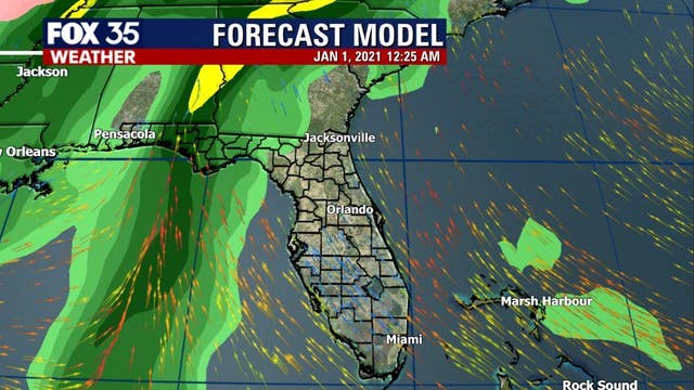 What will the weather be like in the final days of 2020, including New Year's Eve?