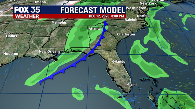 After coldest morning of the week, models show another front incoming