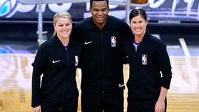 2 female referees officiate same NBA game for 1st time ever