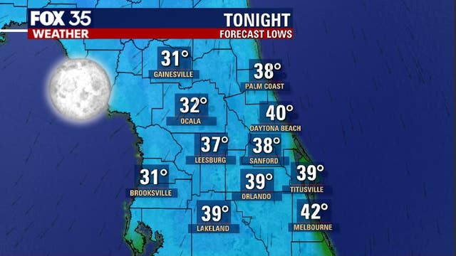 Freeze warnings to go into effect Tuesday in parts of Central Florida