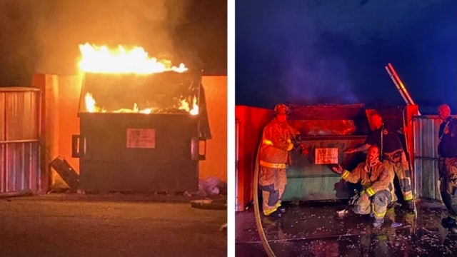 How ironic: Brevard County firefighters last call of 2020 was a dumpster fire