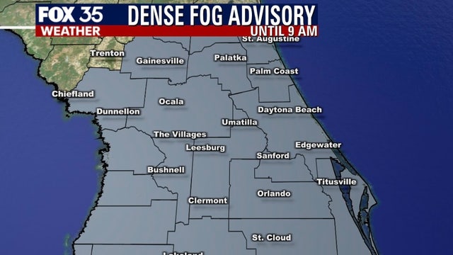Dense Fog Advisory expires for Central Florida