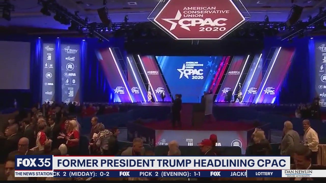 Former President Trump headlining CPAC in Orlando