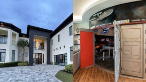 Tour this massive rental mansion in Central Florida that even has a flight simulator inside
