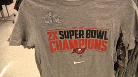 Bucs' Super Bowl merchandise hits the shelves at Florida stores