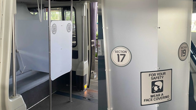 Disney World adds more partitions, sectioned areas on monorails
