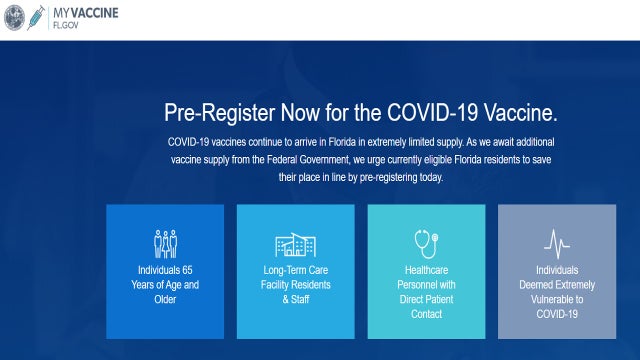 Some counties opt out of state's pre-registration site for COVID-19 vaccines