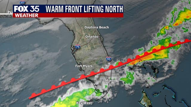 Warm front: Central Florida to experience the 80s this week