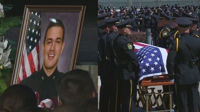 Funeral, procession held for fallen Orlando Officer Kevin Valencia