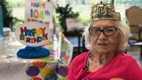 Florida nursing home resident celebrates 104th birthday with family