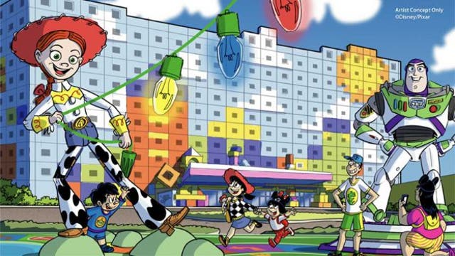 Disney unveils name for upcoming Toy Story hotel