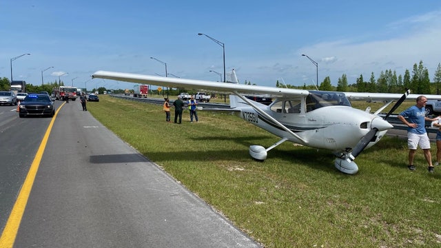 Small plane lands on Central Florida roadway