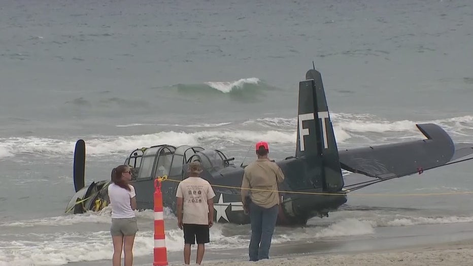 WOFL-WWII-plane-emergency-landing-Cocoa Beach