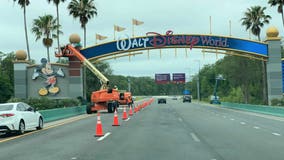 PHOTOS: Walt Disney World archway transitions into new look