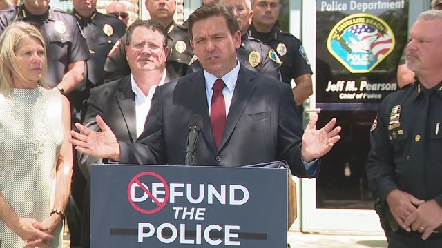 'Never Defund Police': DeSantis to give $1,000 to first responders