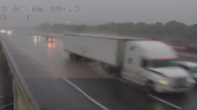 Lingering showers follow day of severe weather