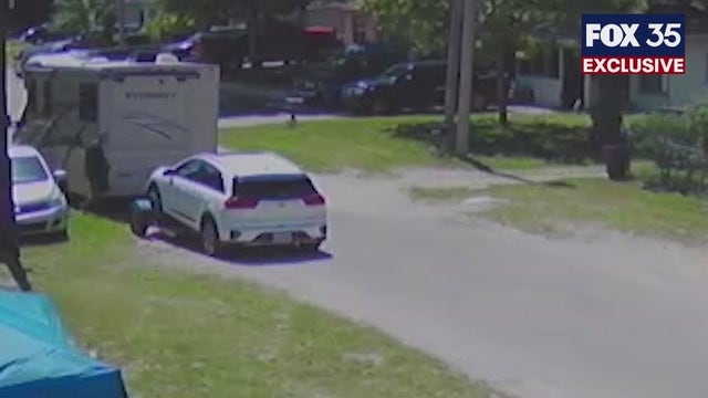 FOX 35 EXCLUSIVE: Video shows moments before driver drove off with man trapped underneath RV