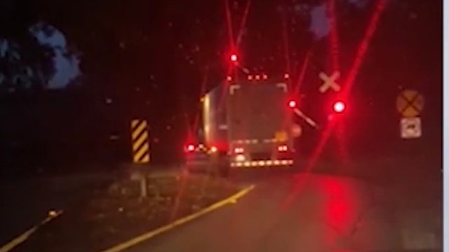 WATCH: Train slams into semi in Marion County