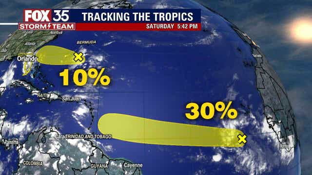 2 tropical waves on the move in Atlantic; first Pacific hurricane of the season forms