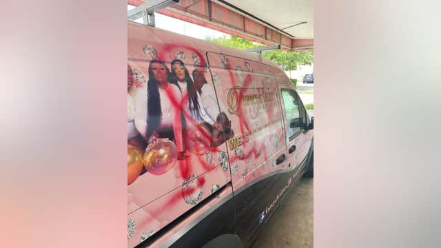 Man caught on camera spray-painting racist graffiti on van in Ocala