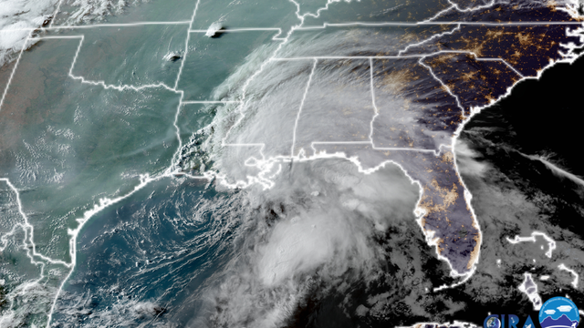 NHC: Tropical system impacting Louisiana with heavy wind and rain