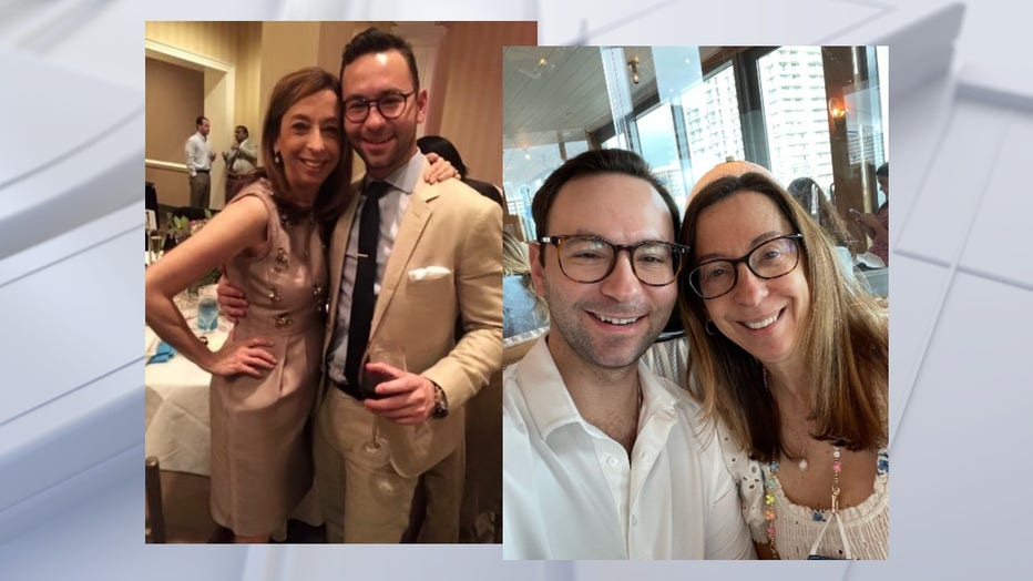 Josh Spiegel and mom Judy