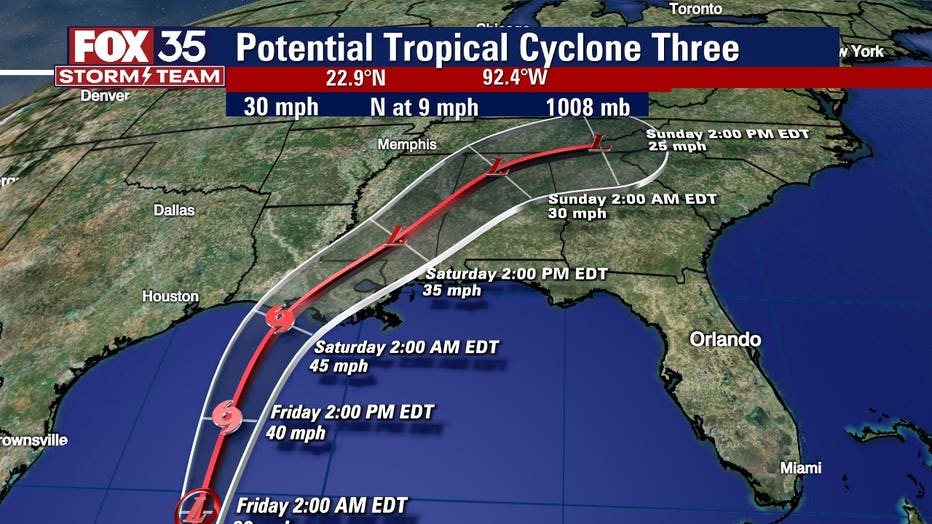 potential tropical cycline