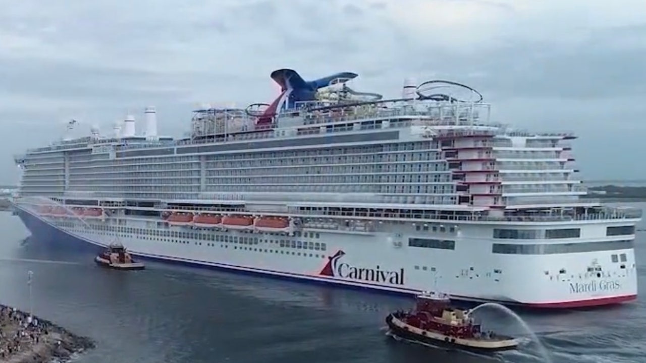 Carnival's 'Mardi Gras' sets sail from Port Canaveral