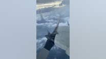Weather plane flies through center of Hurricane Elsa