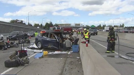 Electric vehicles involved in crashes known to reignite, firefighters say