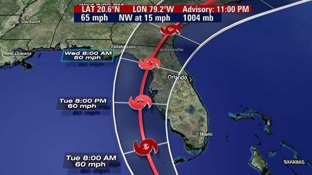 Florida braces for Elsa impacts on Tuesday, Wednesday
